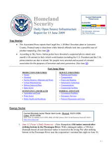 Homeland Security Daily Open Source Infrastructure Report for 15 June 2009