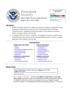 Homeland Security Daily Open Source Infrastructure Report for 9 June 2009