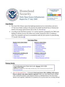 Homeland Security Daily Open Source Infrastructure Report for 27 July 2009