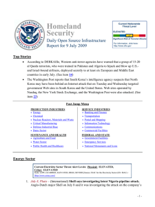 Homeland Security Daily Open Source Infrastructure Report for 9 July 2009