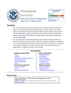 Homeland Security  Daily Open Source Infrastructure