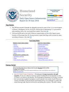 Homeland Security Daily Open Source Infrastructure Report for 30 June 2010