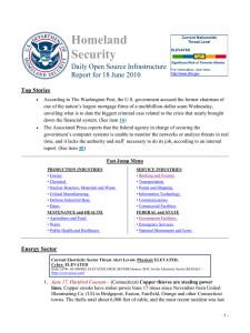Homeland Security Daily Open Source Infrastructure Report for 18 June 2010