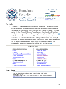 Homeland Security Daily Open Source Infrastructure Report for 9 June 2010