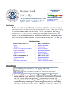 Homeland Security Daily Open Source Infrastructure Report for 16 November 2010