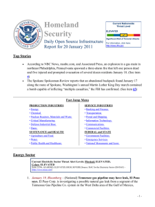Homeland Security Daily Open Source Infrastructure Report for 20 January 2011