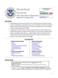 Homeland Security Daily Open Source Infrastructure Report for 6 January 2011
