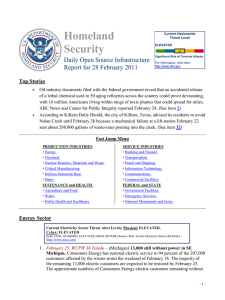 Homeland Security Daily Open Source Infrastructure Report for 28 February 2011