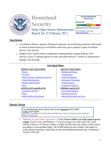Homeland Security Daily Open Source Infrastructure Report for 22 February 2011