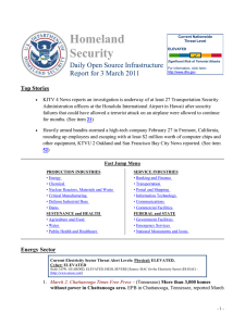 Homeland Security Daily Open Source Infrastructure