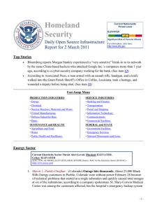 Homeland Security Daily Open Source Infrastructure Report for 2 March 2011
