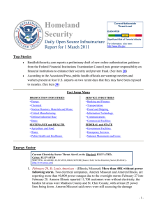 Homeland Security Daily Open Source Infrastructure Report for 1 March 2011