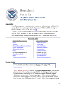 Homeland Security Daily Open Source Infrastructure Report for 25 July 2011