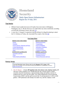 Homeland Security Daily Open Source Infrastructure Report for 19 July 2011