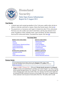 Homeland Security Daily Open Source Infrastructure Report for 9 August 2011