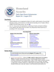 Homeland Security Daily Open Source Infrastructure Report for 1 August 2011