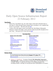Daily Open Source Infrastructure Report 22 February 2012 Top Stories