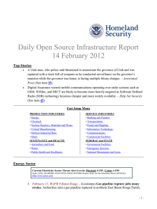 Daily Open Source Infrastructure Report 14 February 2012 Top Stories