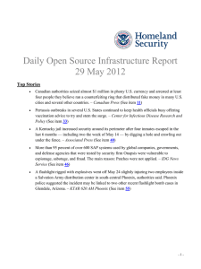 Daily Open Source Infrastructure Report 29 May 2012 Top Stories