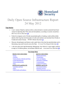 Daily Open Source Infrastructure Report 24 May 2012 Top Stories