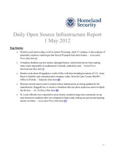Daily Open Source Infrastructure Report 1 May 2012 Top Stories