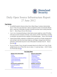 Daily Open Source Infrastructure Report 27 June 2012 Top Stories