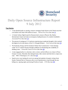Daily Open Source Infrastructure Report 9 July 2012 Top Stories