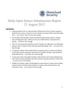 Daily Open Source Infrastructure Report 21 August 2012 Top Stories
