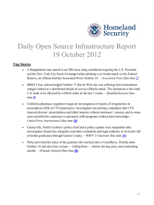 Daily Open Source Infrastructure Report 19 October 2012 Top Stories