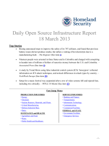 Daily Open Source Infrastructure Report 18 March 2013 Top Stories