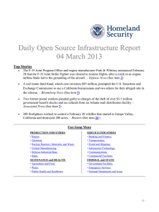 Daily Open Source Infrastructure Report 04 March 2013 Top Stories