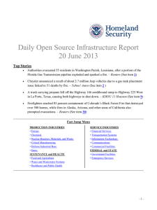 Daily Open Source Infrastructure Report 20 June 2013 Top Stories