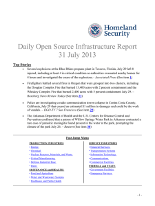 Daily Open Source Infrastructure Report 31 July 2013 Top Stories