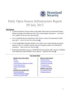 Daily Open Source Infrastructure Report 09 July 2013 Top Stories