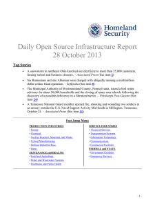 Daily Open Source Infrastructure Report 28 October 2013 Top Stories