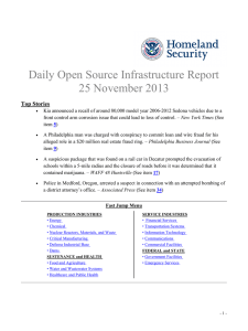 Daily Open Source Infrastructure Report 25 November 2013 Top Stories