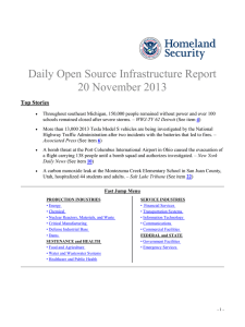 Daily Open Source Infrastructure Report 20 November 2013 Top Stories