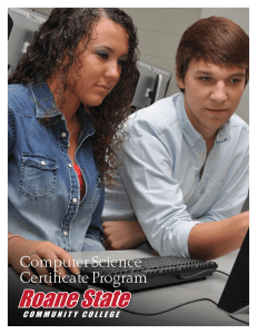 Computer Science Certificate Program