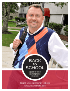 BACK SCHOOL to Roane State Community College