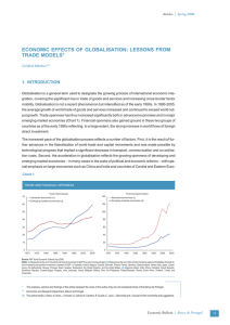 ECONOMIC EFFECTS OF GLOBALISATION: LESSONS FROM TRADE MODELS* 1. INTRODUCTION