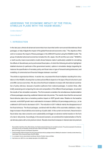 ASSESSING THE ECONOMIC IMPACT OF THE FISCAL 1. INTRODUCTION