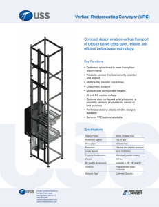 Vertical Reciprocating Conveyor (VRC)