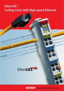 EtherCAT | Cutting Costs with High-speed Ethernet