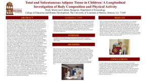Total and Subcutaneous Adipose Tissue in Children: A Longitudinal