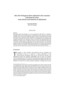 How the Portuguese firms adjusted to the economic and financial crisis: