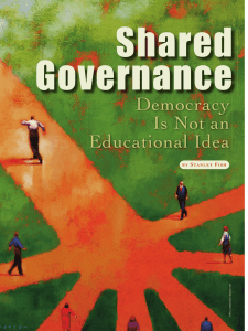 Shared Governance Democracy Is Not an