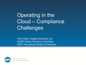 Operating in the – Compliance Cloud Challenges