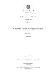 Estudos e Documentos de Trabalho Working Papers 9 | 2008