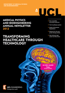 medical physics and BioenGineerinG annual newsleTTer 2012