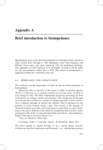 Appendix A Brief introduction to bioimpedance